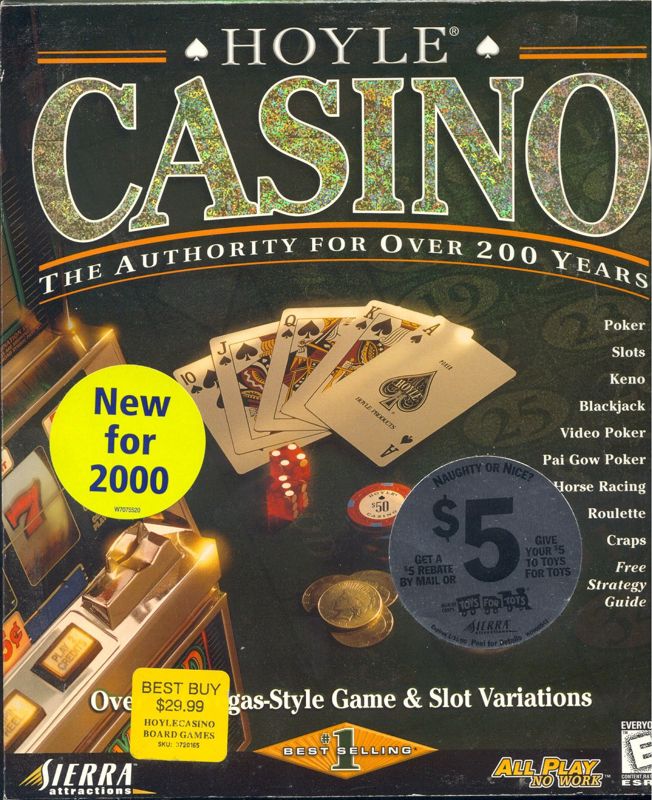 Hoyle Casino box art for Sega Dreamcast